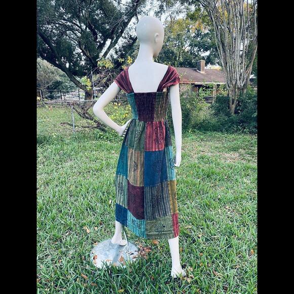 Beautiful cotton handmade patch skirt dresses - Picture 4 of 7